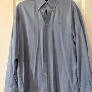Michael Kors Men's Light Blue Button-Down Shirt